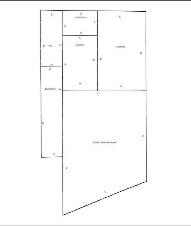 Appartement F2 &agrave; louer - 2 pi&egrave;ces - 39,69 m2 - Epernon - 28 - CENTRE