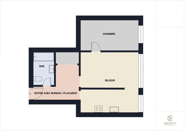 Appartement F2 &agrave; vendre - 2 pi&egrave;ces - 44 m2 - Chartres - 28 - CENTRE