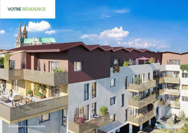 Appartement T4 à vendre - 4 pièces - 83,13 m2 - Chartres - 28 - CENTRE