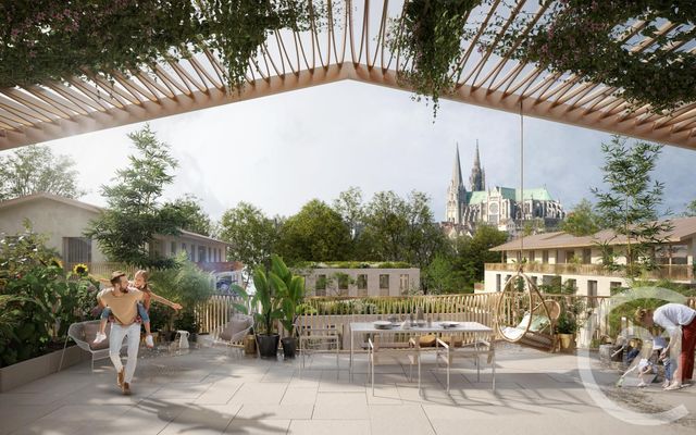 Appartement T2 à vendre - 2 pièces - 45,41 m2 - Chartres - 28 - CENTRE