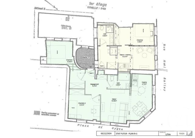 Immeuble à vendre - 357 m2 - Chartres - 28 - CENTRE