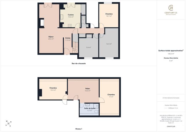 Maison &agrave; vendre - 6 pi&egrave;ces - 137 m2 - Chartres - 28 - CENTRE